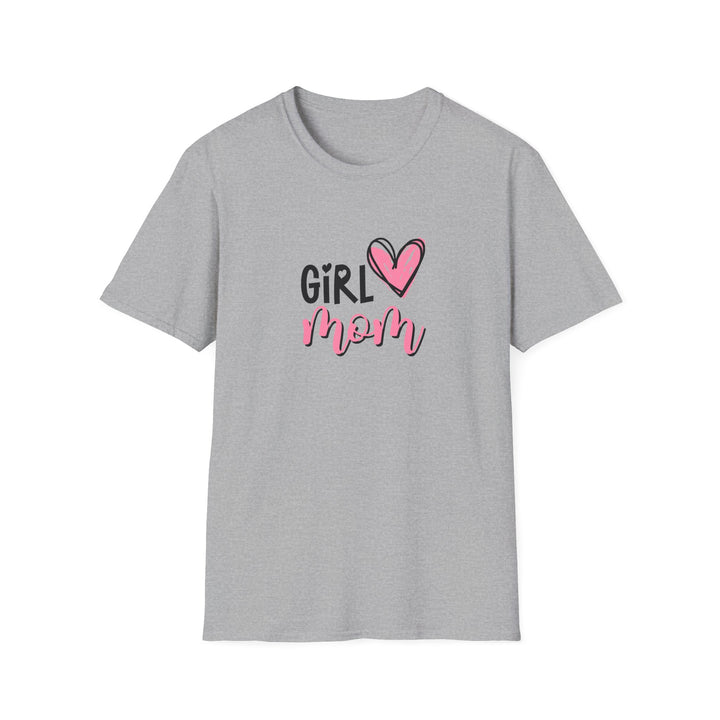 Girl Love Mom T-Shirt, Mother's Day Gift, Women's Casual Tee, Cute Family Shirts, Unisex Graphic Tee, Heart Design Top