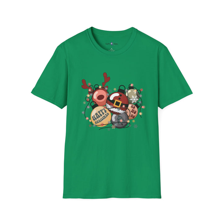 Festive Holiday Unisex Softstyle T-Shirt - Jolly Christmas Design - Perfect for Spreading Seasonal Joy and Christmas Cheer