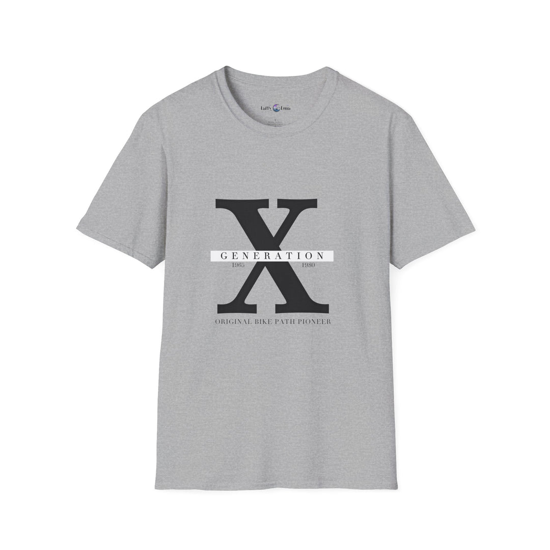 Generation X Inspired Design - Nostalgic Graphic Tee Unisex Softstyle T-Shirt