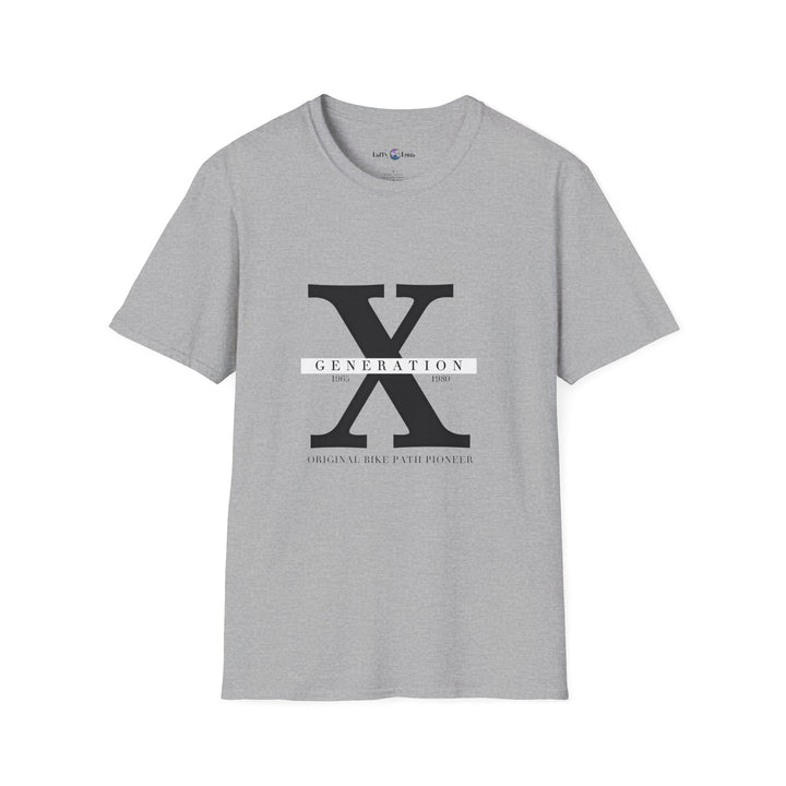 Generation X Inspired Design - Nostalgic Graphic Tee Unisex Softstyle T-Shirt