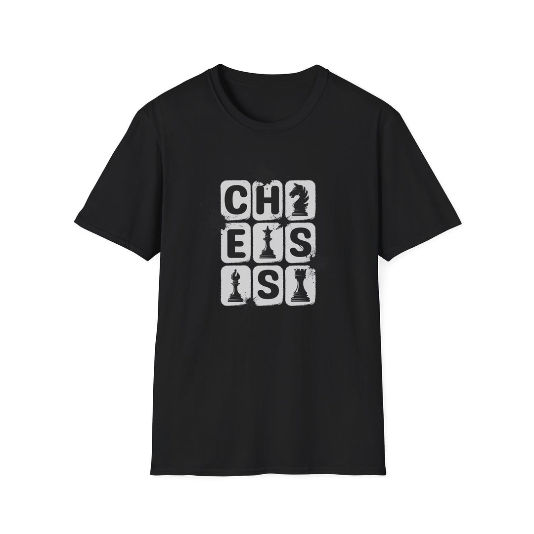 Chess Lovers Unisex Softstyle T-Shirt, Perfect Gift for Gamers, Casual Wear, Chess Themed Apparel, Game Night Tee