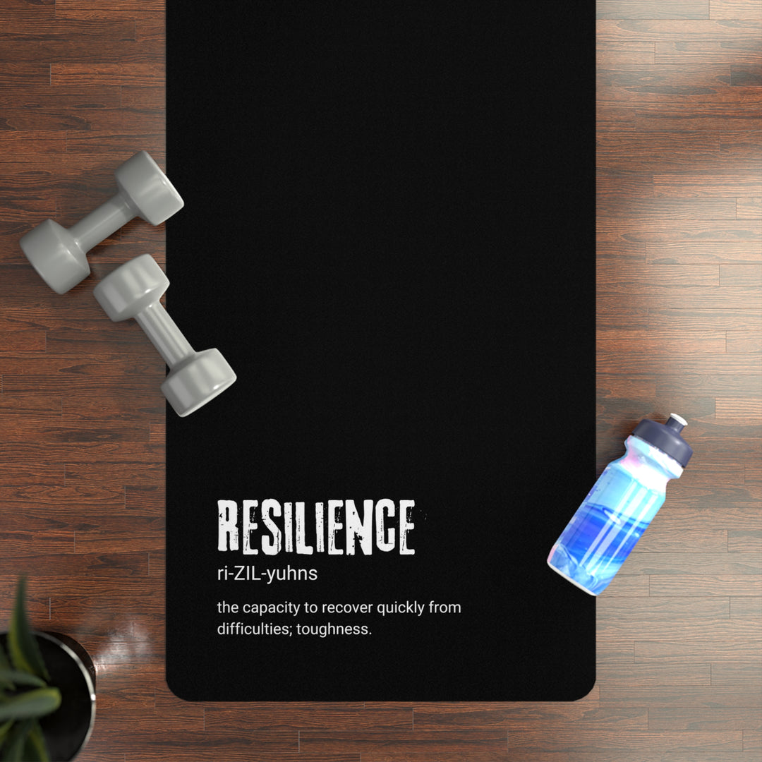 Resilience Rubber Yoga Mat - Eco-Friendly, Non-Slip, Fitness, Meditation, Home Workout