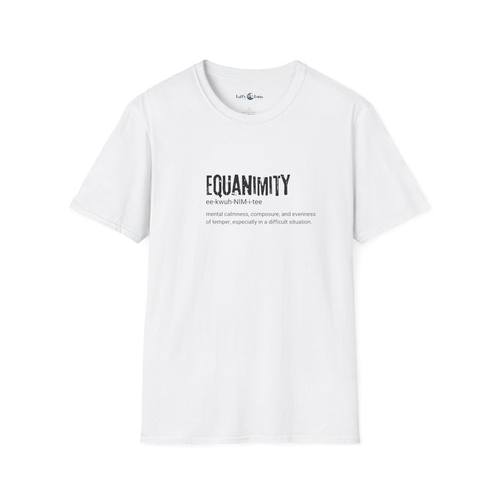 Equanimity Unisex T-Shirt, Relaxation Shirt, Mindfulness Tee, Gift for Wellness Lovers, Inspirational Clothing