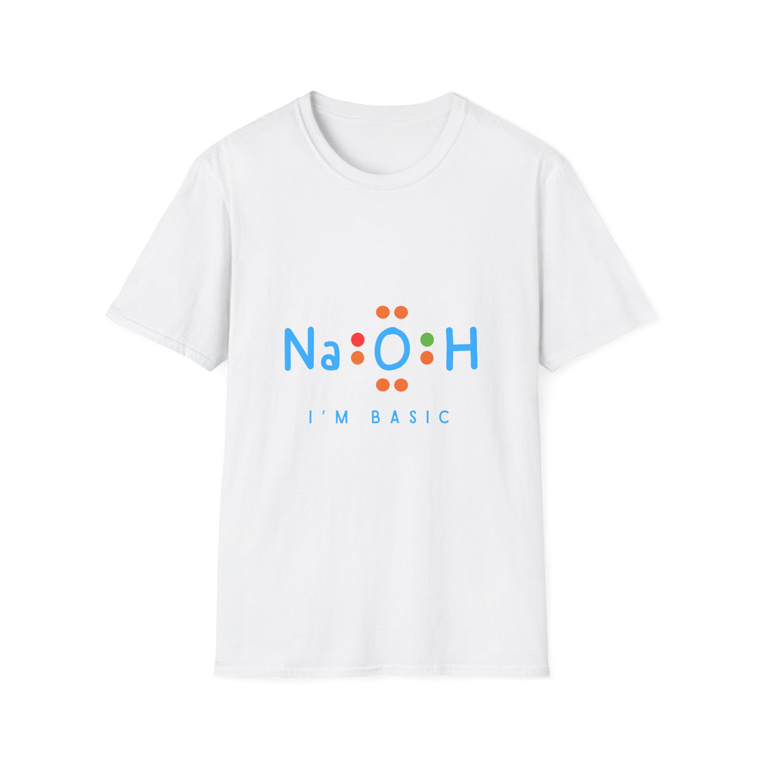 Chemistry Humor Tee, Playful NaOH T-Shirt, Unisex Science Shirt Gift, Funny Teacher Gift, Cute Basic Chemistry Top