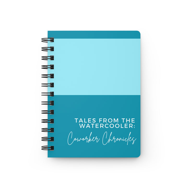 Coworker Chronicles Hardcover Journal - Teal Watercooler Tales - Perfect for Office Humor and Daily Reflections