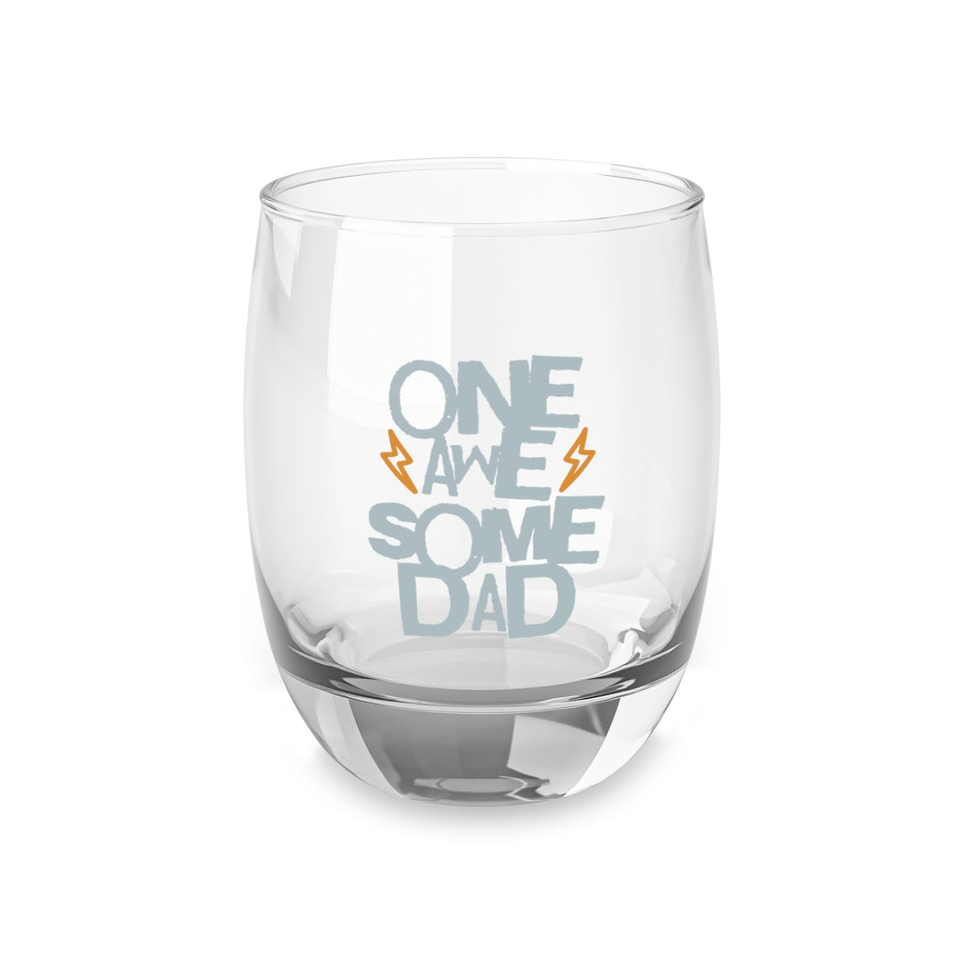 Personalized Whiskey Glass for Dads, Unique Gift for Father's Day, Birthday, Home Bar Decor, Custom Engraved Drinkware, Awesome Dad Glass