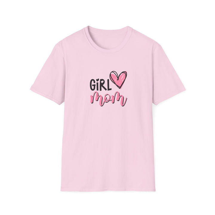 Girl Love Mom T-Shirt, Mother's Day Gift, Women's Casual Tee, Cute Family Shirts, Unisex Graphic Tee, Heart Design Top