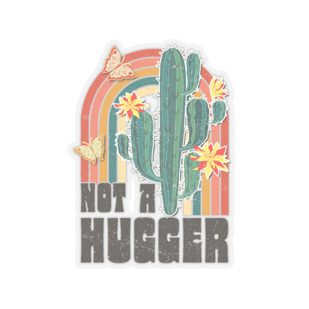 I'm Not a Hugger Stickers - Fun Vinyl Décor for Personalizing Laptops, Water Bottles & More!