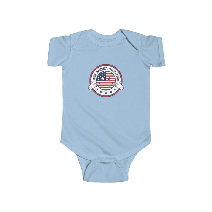 Patriotic Baby Bodysuit - Cute USA Flag Design for Infants