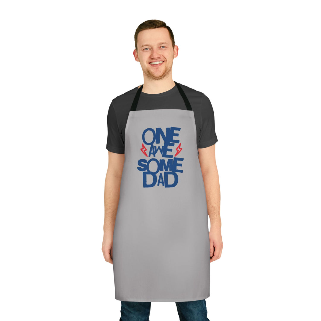 Cook With Love - Funny Apron for Dad, Cooking Gift, Father's Day, Birthday, BBQ, Kitchen Fun, Unique Dad Gift