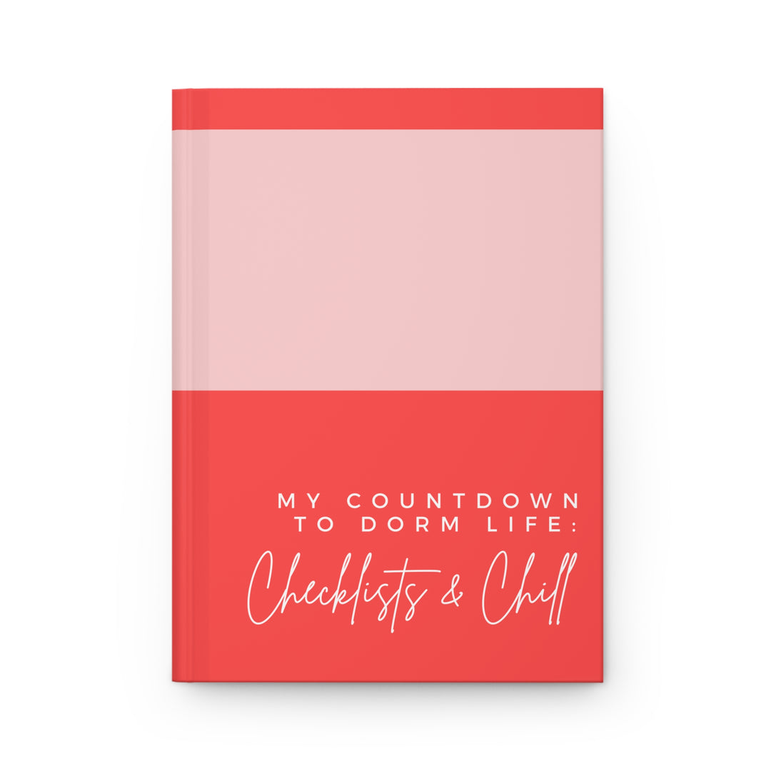 Dormlife Checklist Matte Journal, Customizable Notebook, Personalized Diary, Countdown Planner, Private Writing Book