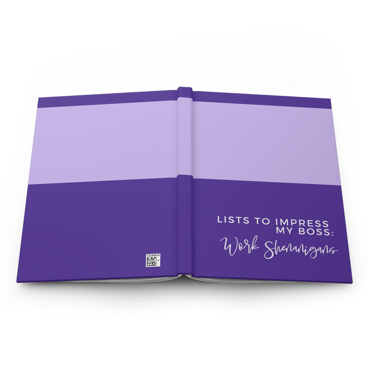 Purple Professional Hardcover Journal for Work: Lists to Impress My Boss - Stylish and Practical Office Accessory