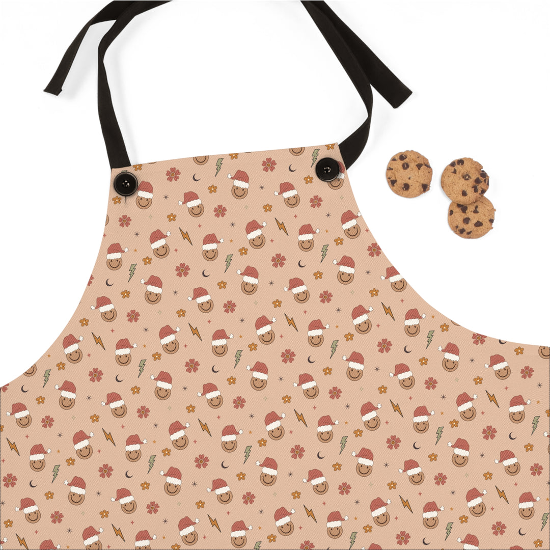 Whimsical Holiday Cookie Apron for Baking Enthusiasts