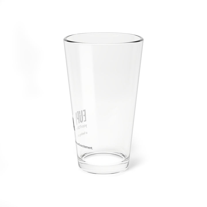 Euphoria Mixing Glass, 16oz - Perfect for Cocktails, Parties, Home Bars, Gifts for Mixologists, Celebrations