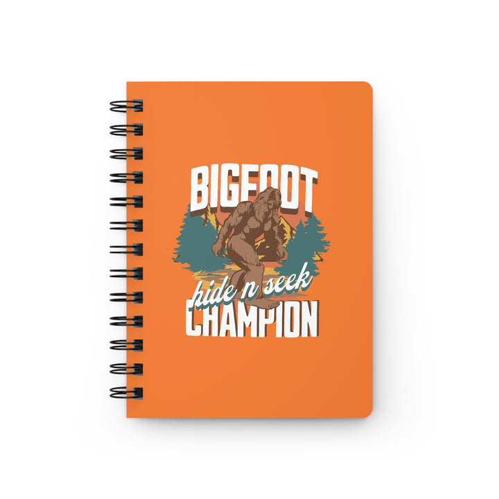 Bigfoot Hide & Seek Champion Spiral Bound Journal