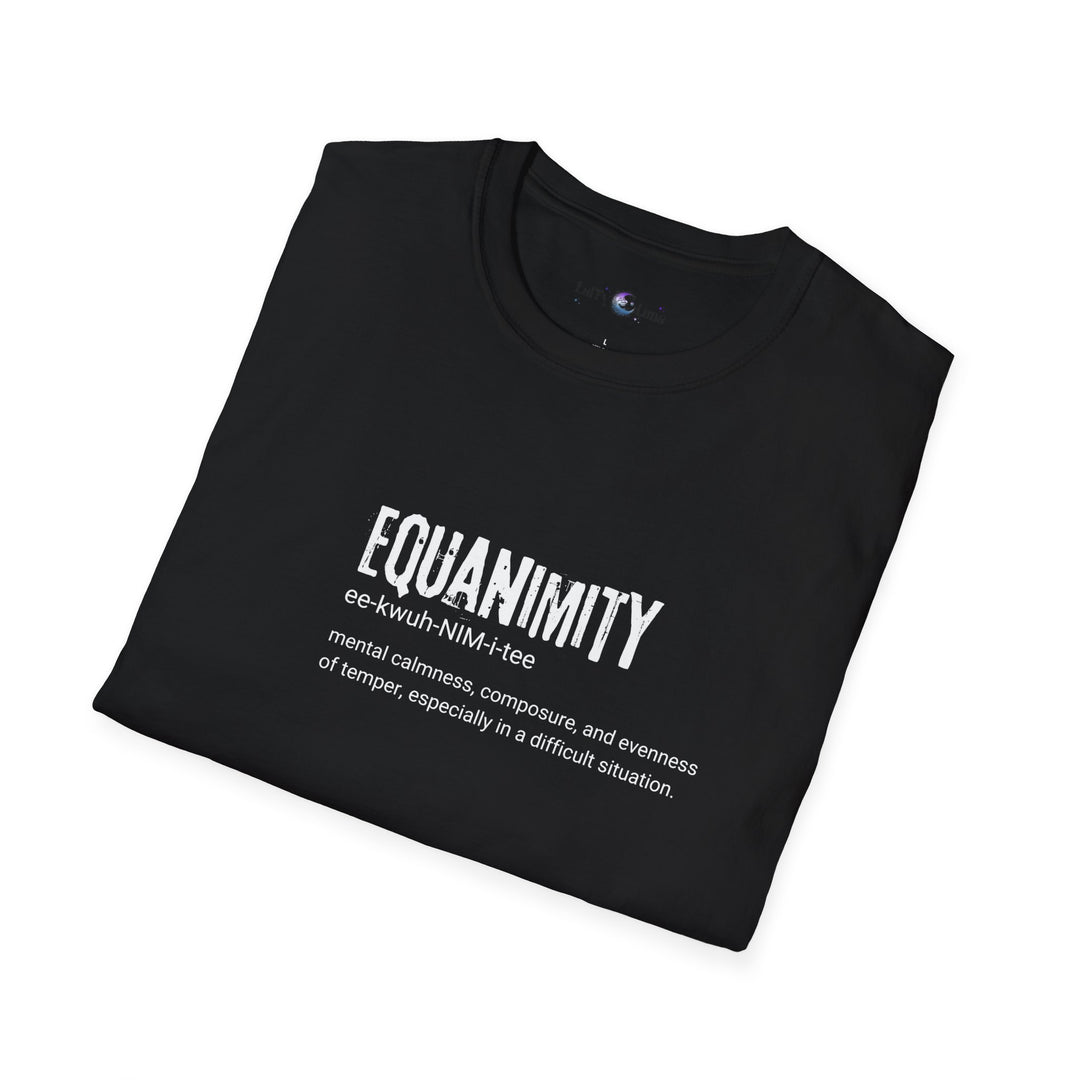 Equanimity Unisex T-Shirt, Relaxation Shirt, Mindfulness Tee, Gift for Wellness Lovers, Inspirational Clothing