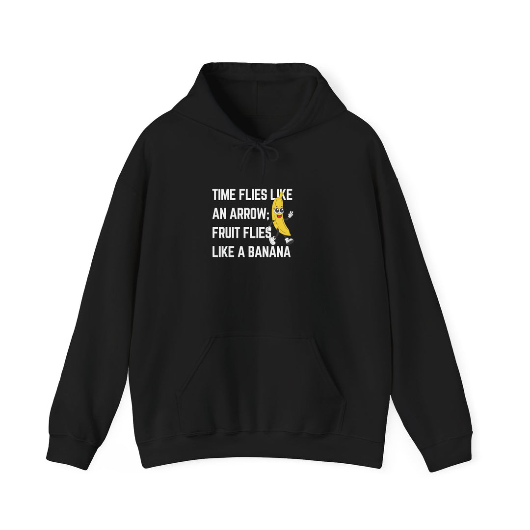 Funny Banana Hoodie, Casual Pullover, Gift for Friends, Unisex Sweatshirt, Light Humor Apparel, Quirky Quote Hoodie