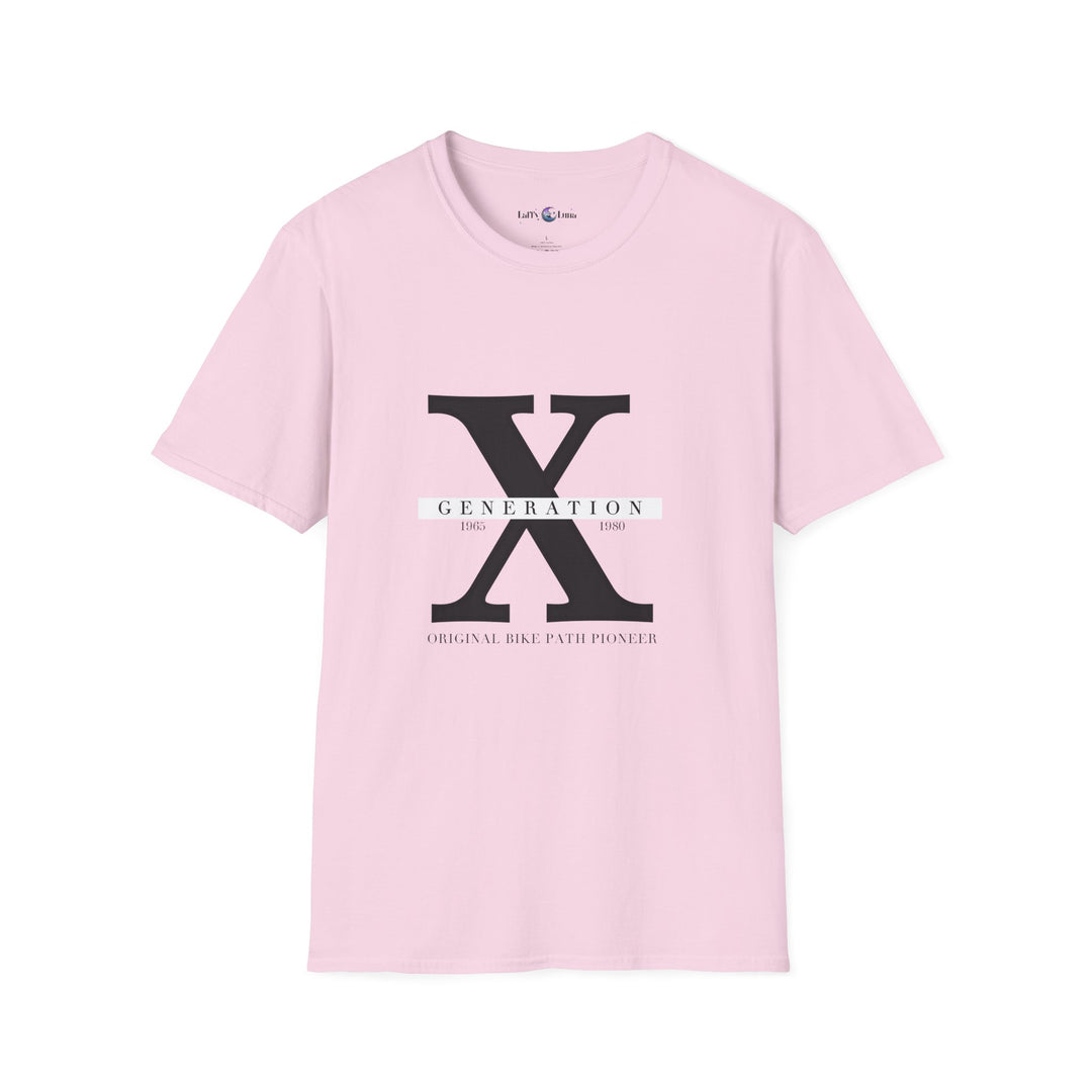 Generation X Inspired Design - Nostalgic Graphic Tee Unisex Softstyle T-Shirt