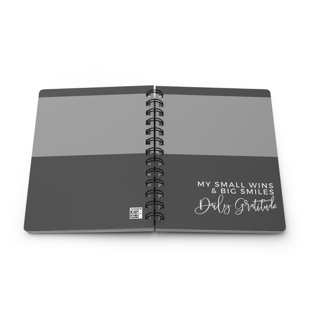 Daily Gratitude Spiral Bound Journal My Small Wins & Big Smiles Perfect for Self-Care Reflection