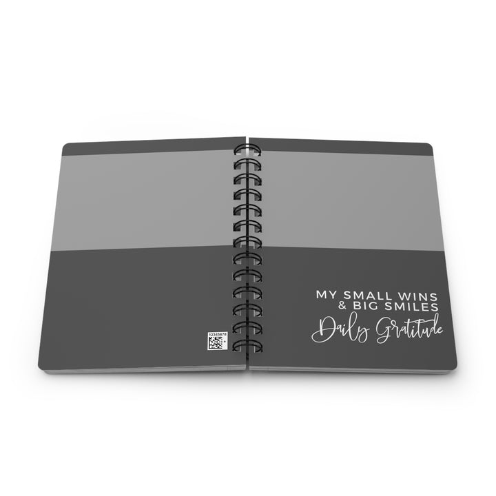 Daily Gratitude Spiral Bound Journal My Small Wins & Big Smiles Perfect for Self-Care Reflection