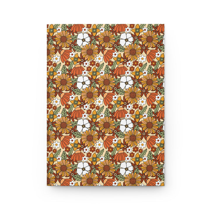 Floral Pattern Hardcover Journal Perfect for Autumn Inspiration and Gift-Giving