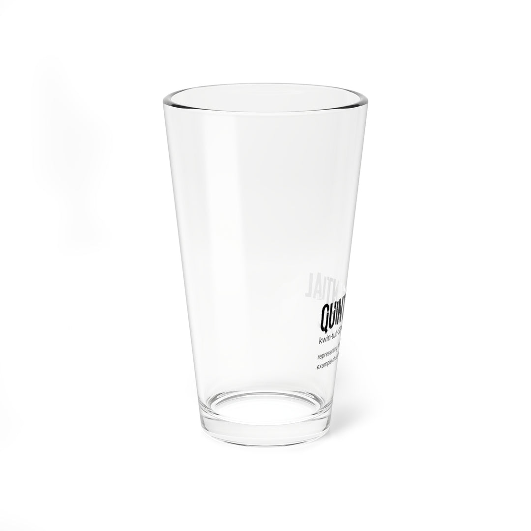 Quintessential Mixing Glass | 16oz Clear Drinkware, Perfect for Cocktails, Housewarming Gift, Barware, Customizable