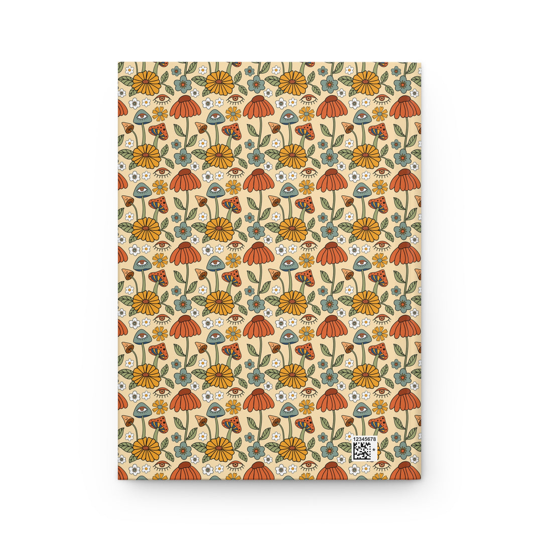 Floral Hardcover Journal - Matte Finish for Creative Minds