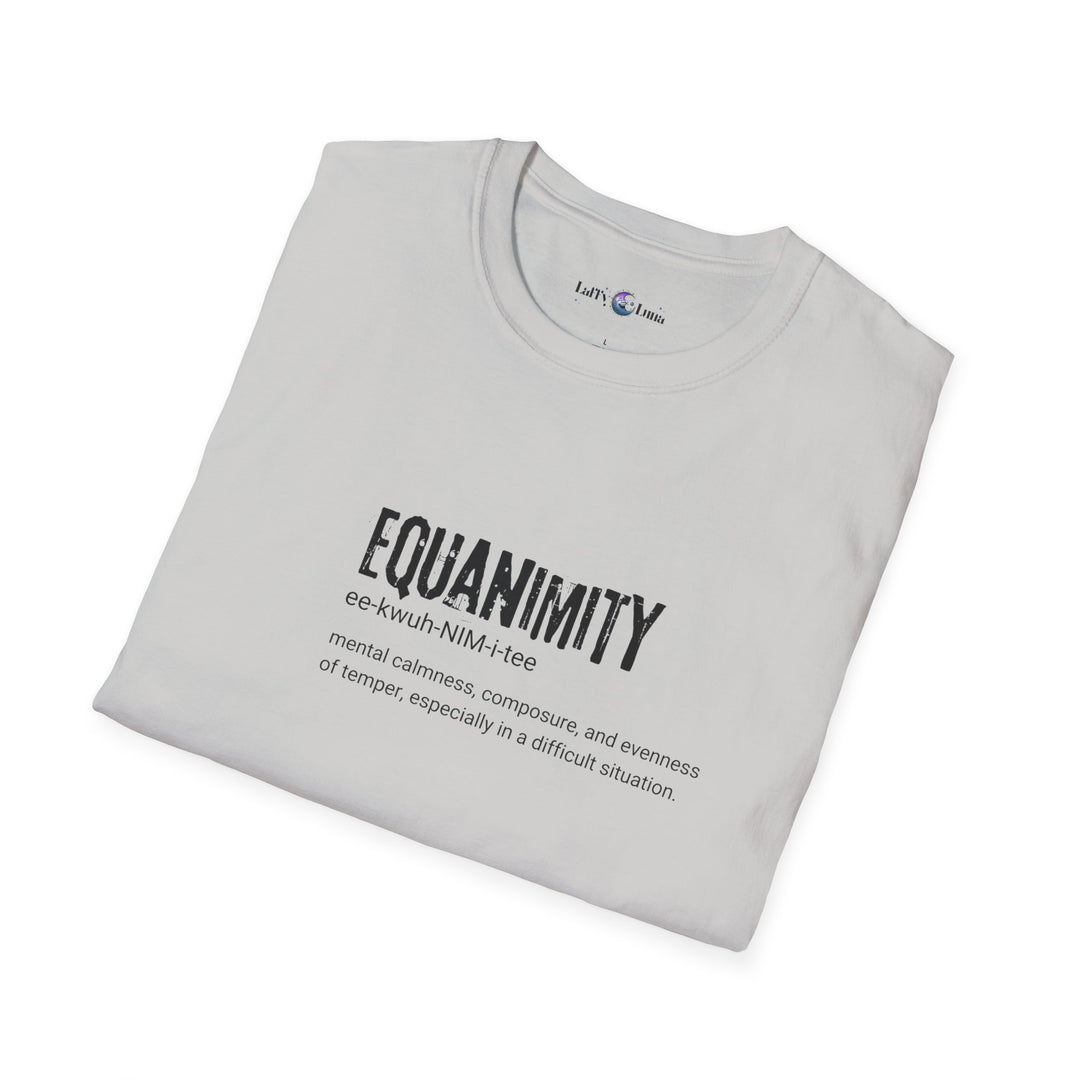 Equanimity Unisex T-Shirt, Relaxation Shirt, Mindfulness Tee, Gift for Wellness Lovers, Inspirational Clothing