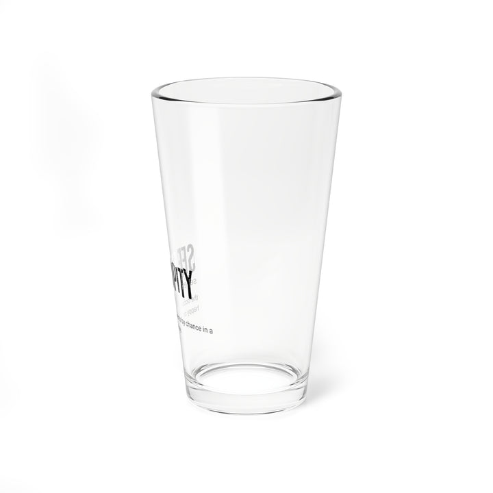 Serendipity Mixing Glass, 16oz | Perfect for Cocktails, Gift for Home Bar Lovers, Unique Glassware, Cheers to Happiness