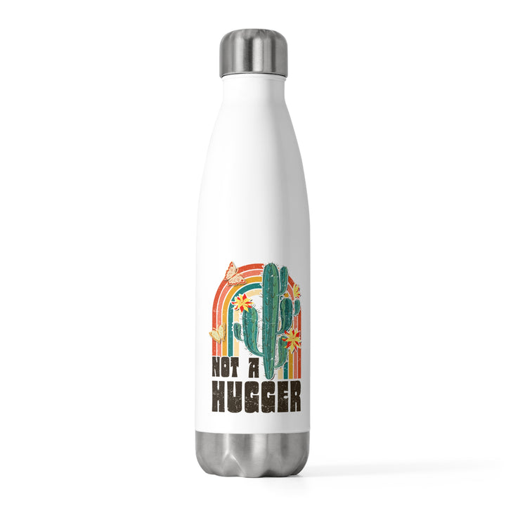 Not a Hugger Cactus 20oz Insulated Bottle Perfect for Plant Lovers and Nature Enthusiasts