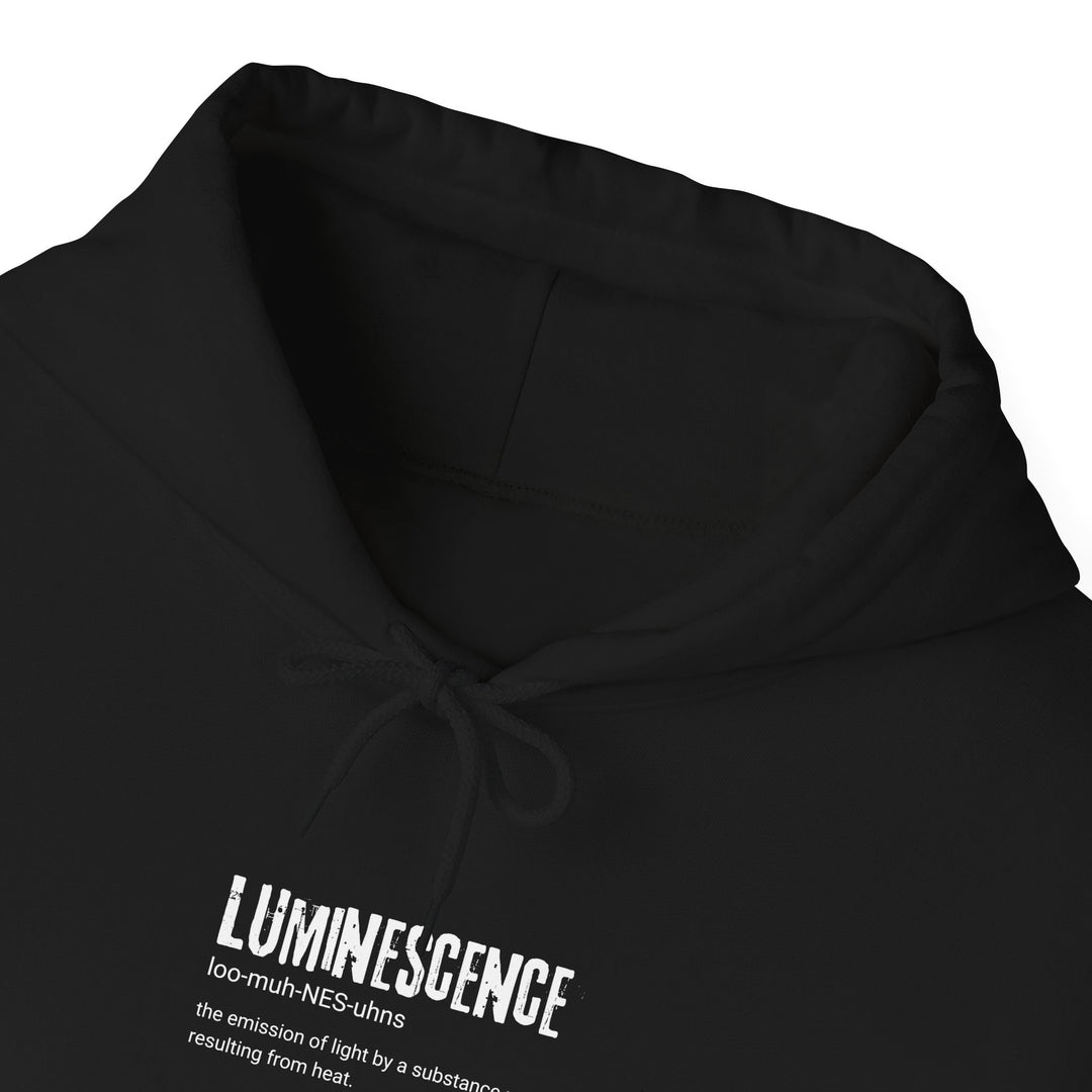 Luminescence Unisex Hoodie Sweatshirt, Cotton Blend, Soft & Warm, Kangaroo Pocket, Drawstring Hood, Relaxation Wear