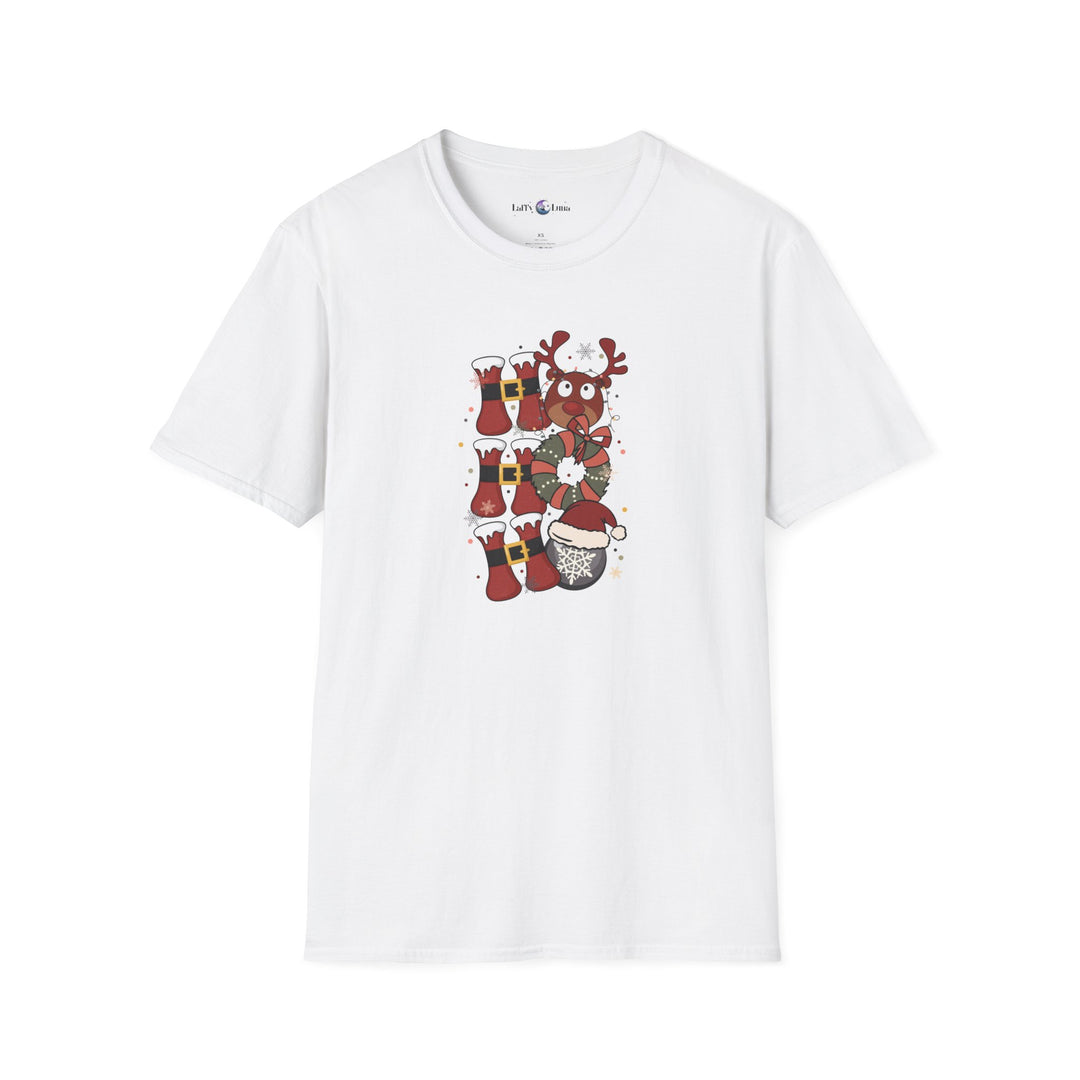 Festive Holiday Unisex T-Shirt: 'Ho Ho Ho' Christmas Cheer