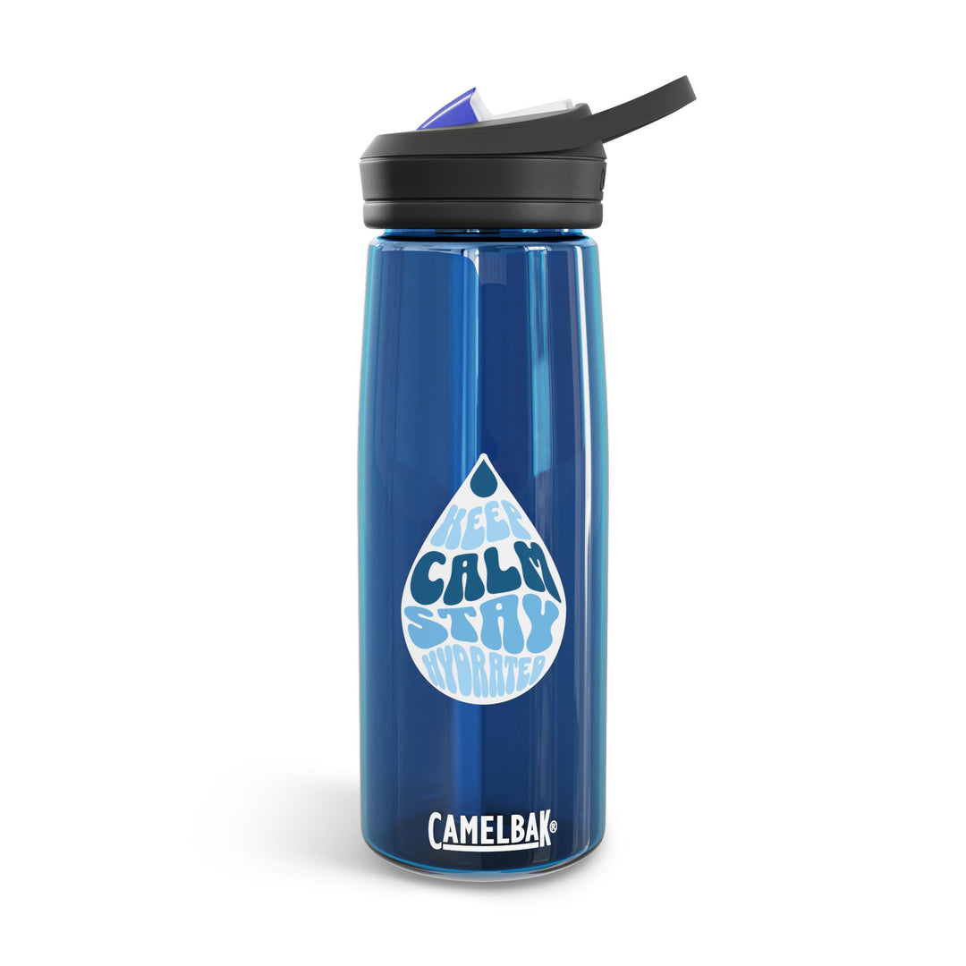 Keep Calm Stay Hydrated Water Bottle | 20oz/25oz CamelBak Eddy® | Fitness Gear, Eco-Friendly Hydration, Gym Essential, Summer Accessory,