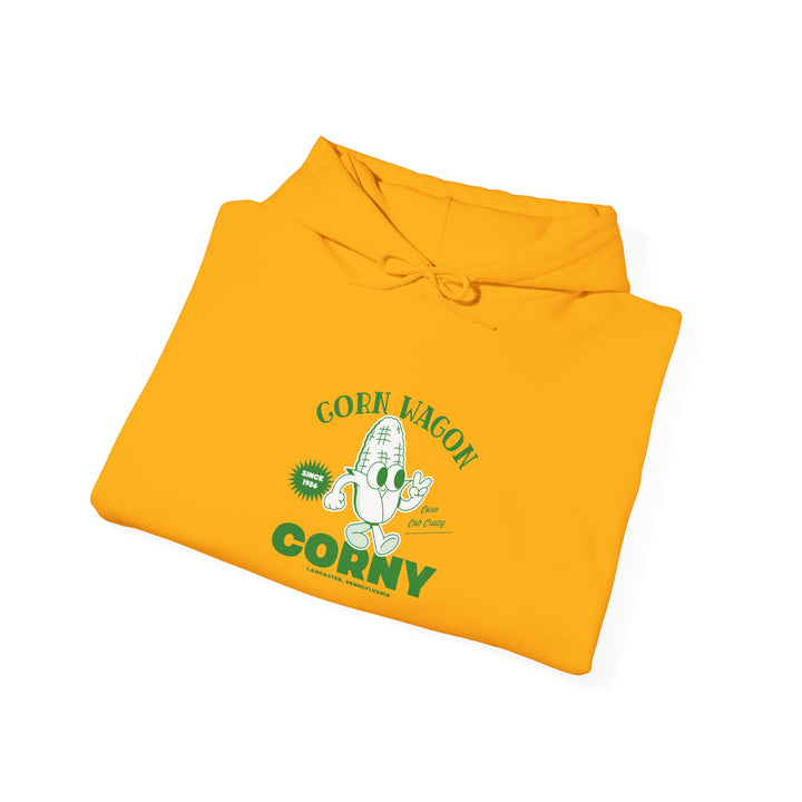 Corny Funny Unisex Hooded Sweatshirt - Perfect for Casual Wear and Events