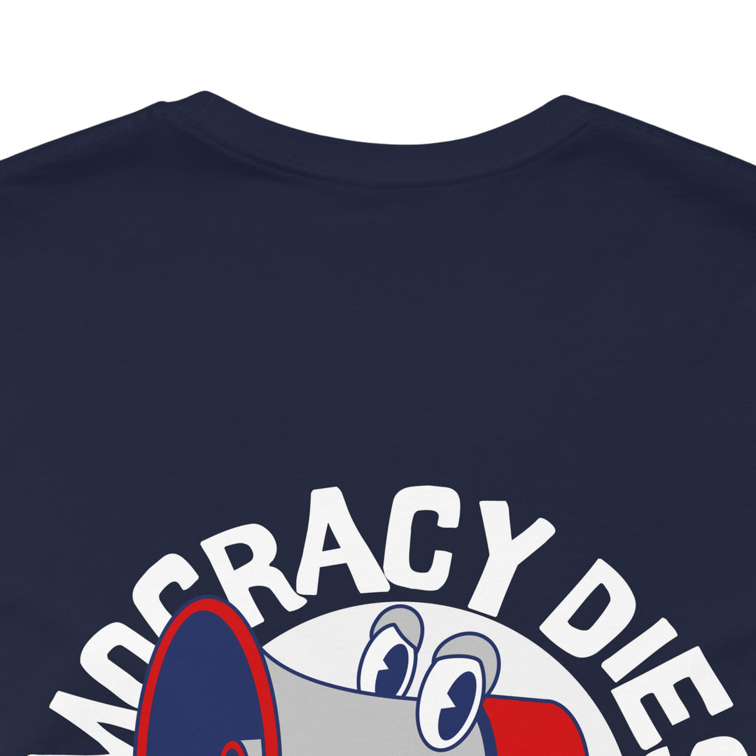 Democracy Awareness Unisex Tee - 'Democracy Dies in Darkness'