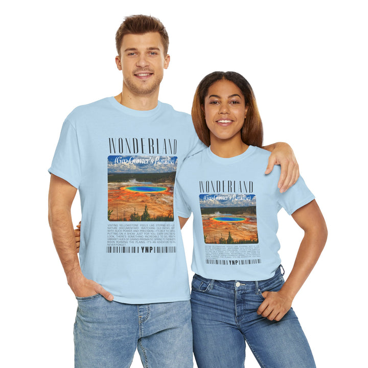 Old Faithful Geysers Yellowstone Tee - Wonderland Graphic Tee - Nature Inspired Unisex T-Shirt for Casual Wear and Outdoor Adventures