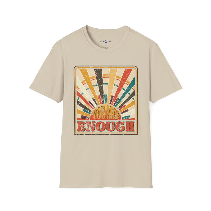 You Are Enough Vintage Inspired Unisex Softstyle T-Shirt