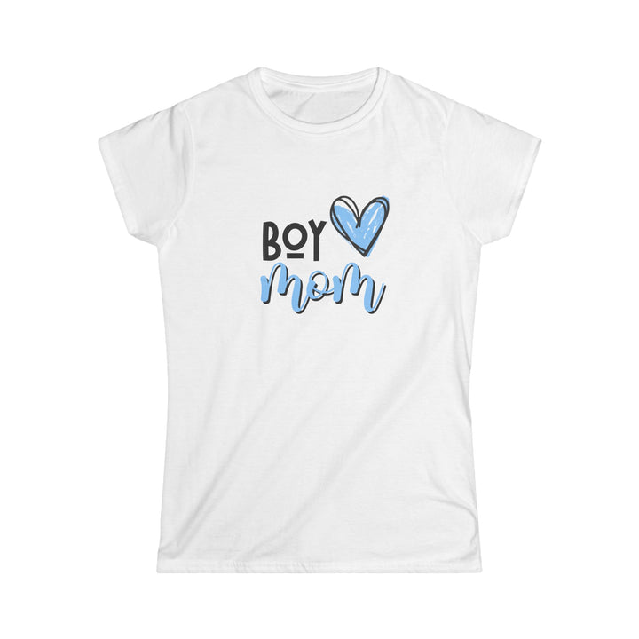 Boy Mom Graphic Tee, Casual Womens Shirt, Perfect Gift for Mothers, Birthday Present, Baby Shower Gift, Everyday Wear