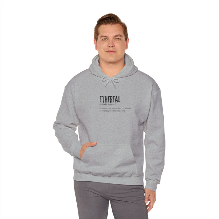 Ethereal Unisex Heavy Blend™ Hoodie, Cozy Sweatshirt, Gift for Her, Perfect for Fall, Inspirational Apparel, Trendy Layering Piece