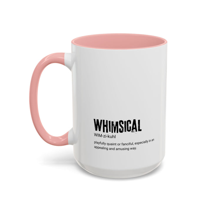 Whimsical Accent Coffee Mug - Playful and Fun Drinkware for Home, Gift for Coffee Lovers, Unique Kitchen Decor, Birthday, Holidays