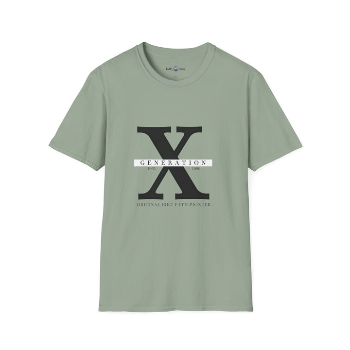 Generation X Inspired Design - Nostalgic Graphic Tee Unisex Softstyle T-Shirt