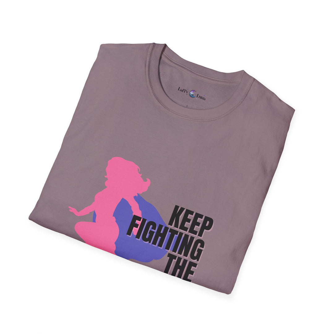 Feminist Motivational T-Shirt, Keep Fighting the Good Fight Tee, Unisex Graphic Top, Empowerment Shirt, Great for Gifts