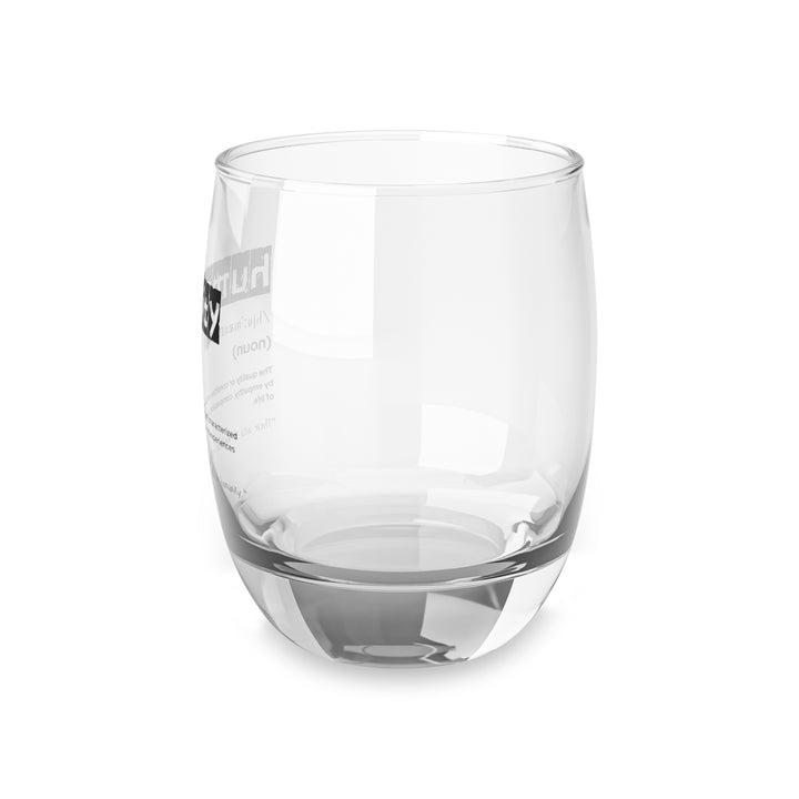 Humanity Whiskey Glass - Unique Gift for Friends, Personalized Barware, Home Decor, Engraved Glass, Perfect for Parties, Inspirational