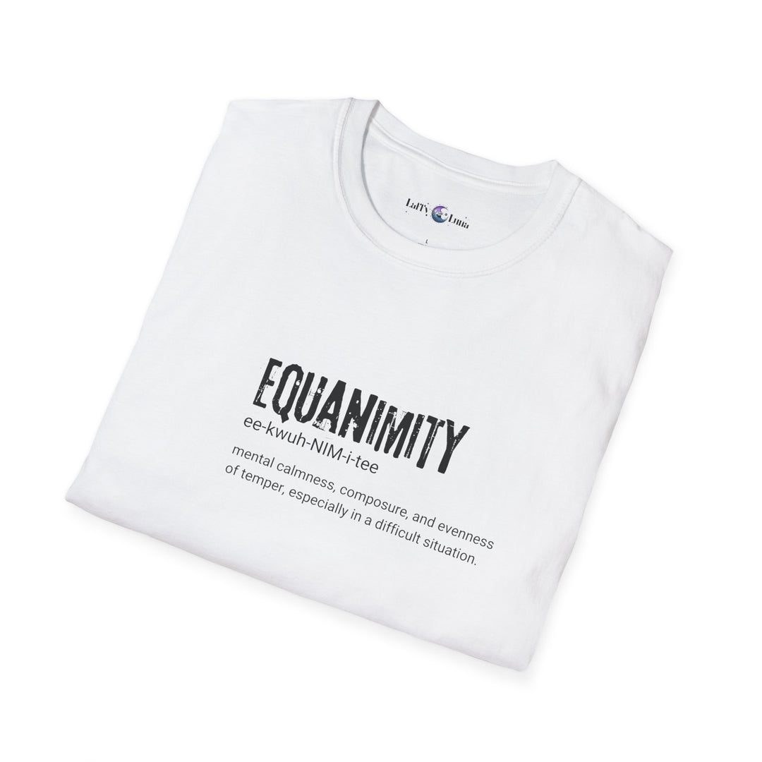 Equanimity Unisex T-Shirt, Relaxation Shirt, Mindfulness Tee, Gift for Wellness Lovers, Inspirational Clothing