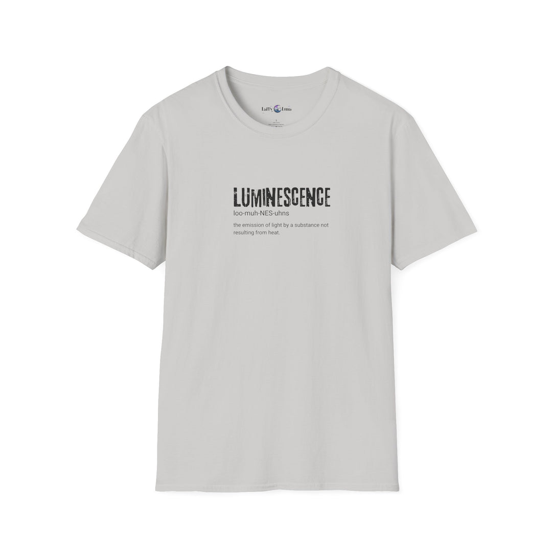 Luminous Softstyle T-Shirt, Unisex Tee, Comfort Wear, Unique Graphic Shirt, Gift for Science Lovers, Casual Outfit