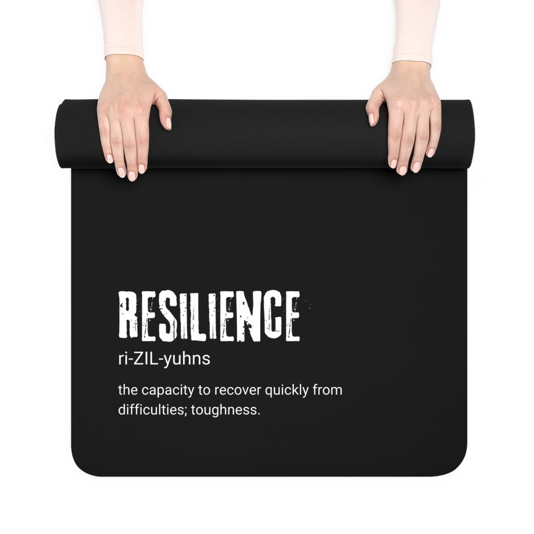 Resilience Rubber Yoga Mat - Eco-Friendly, Non-Slip, Fitness, Meditation, Home Workout