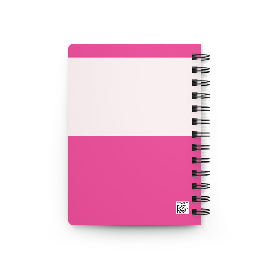 Hardcover Journal My Countdown to Dorm Life - Chaos & Coffee Bright Pink