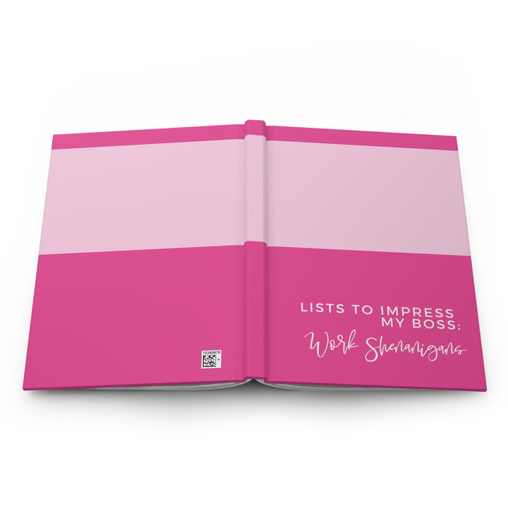 Work Shenanigans Hardcover Journal - Stylish Organizer for Bosses