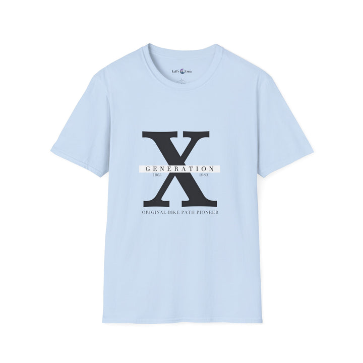 Generation X Inspired Design - Nostalgic Graphic Tee Unisex Softstyle T-Shirt