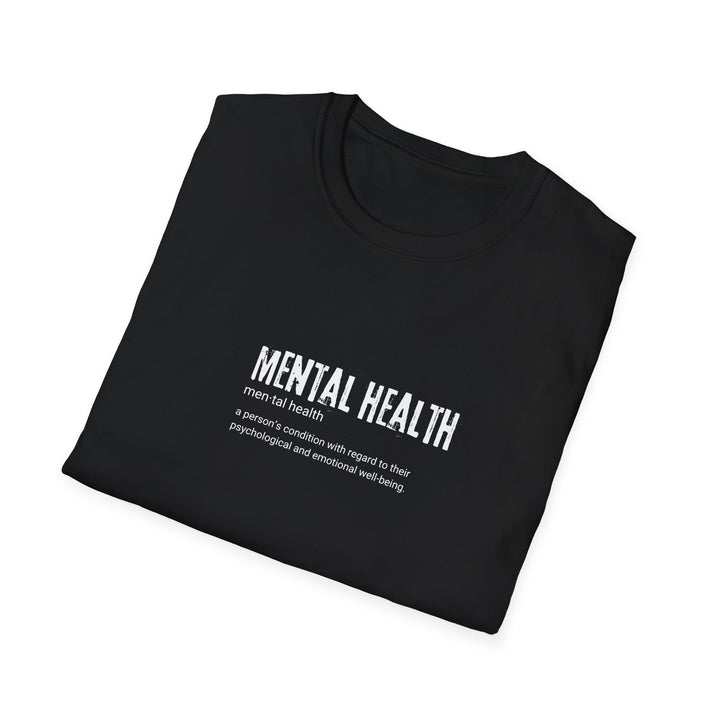 Mental Health Awareness T-Shirt, Unisex Softstyle Tee, Gift for Mental Health Advocates, Awareness Day Apparel, Comfortable Casual Wear